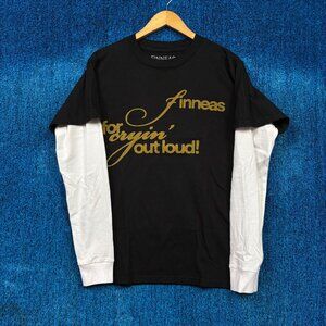 Finneas For Crying Out Loud Rock Oversized LS Shirt Size Small